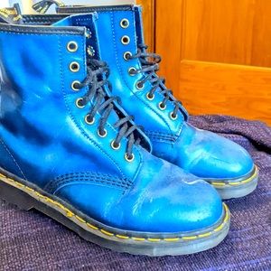 Dr marten made in England electric blue